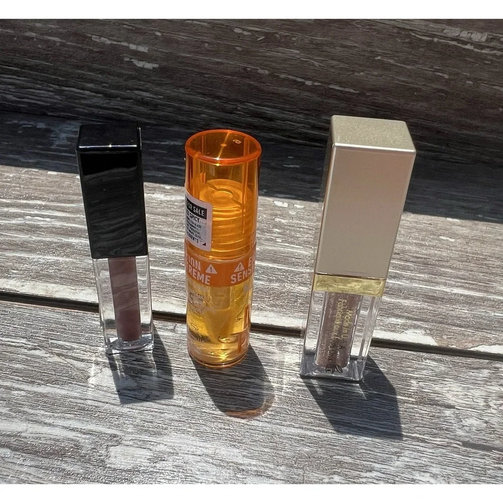 Stila Glitter Glow‎ Liquid Eyeshadow/NYX Duck Plump/ Smashbox Lipstick Mini Size